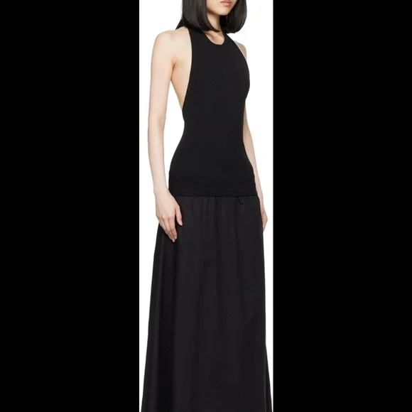 Simon Miller NWT Junjo Knit & Poplin Maxi Dress - Picture 2 of 13